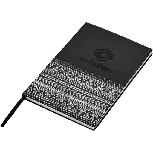 Embossed cover notebook