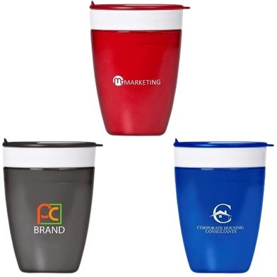 Coffee cups with lids