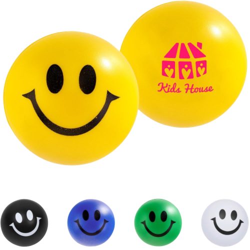 Smiley stress balls
