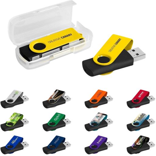 Swivel flash drives