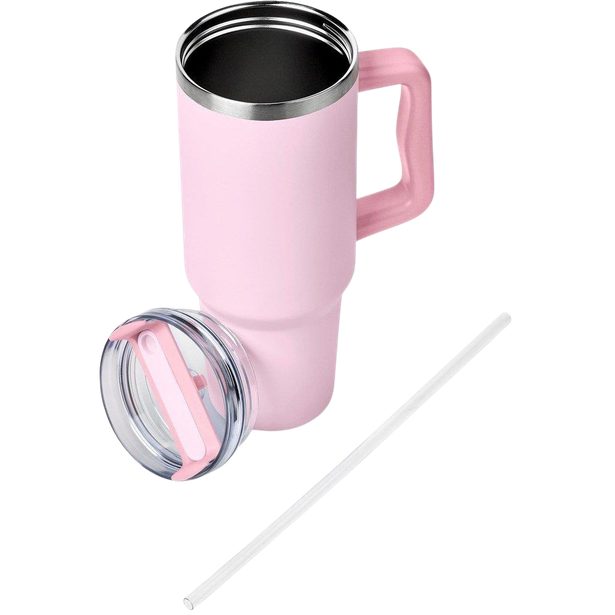 Tumbler with straw