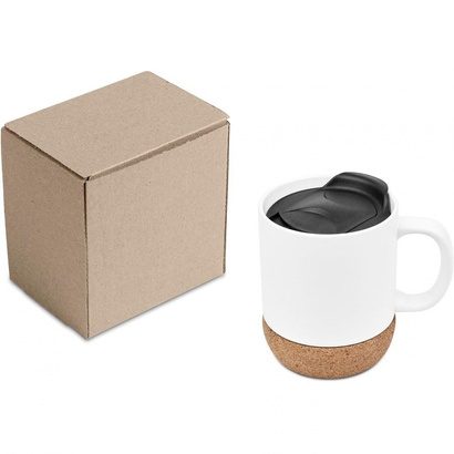 Serendipio Sienna mug in Bianca custom gift box