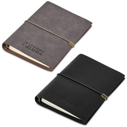 Serendipio Heritage refillable A5 ring-bound notebook