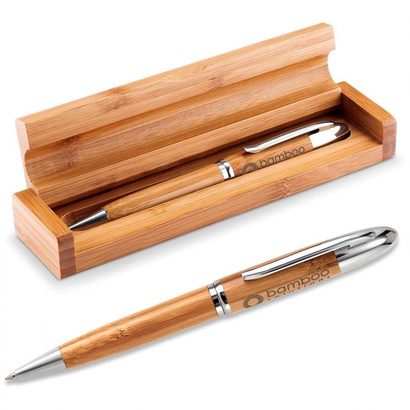 Okiyo Unity ball pen in bamboo box