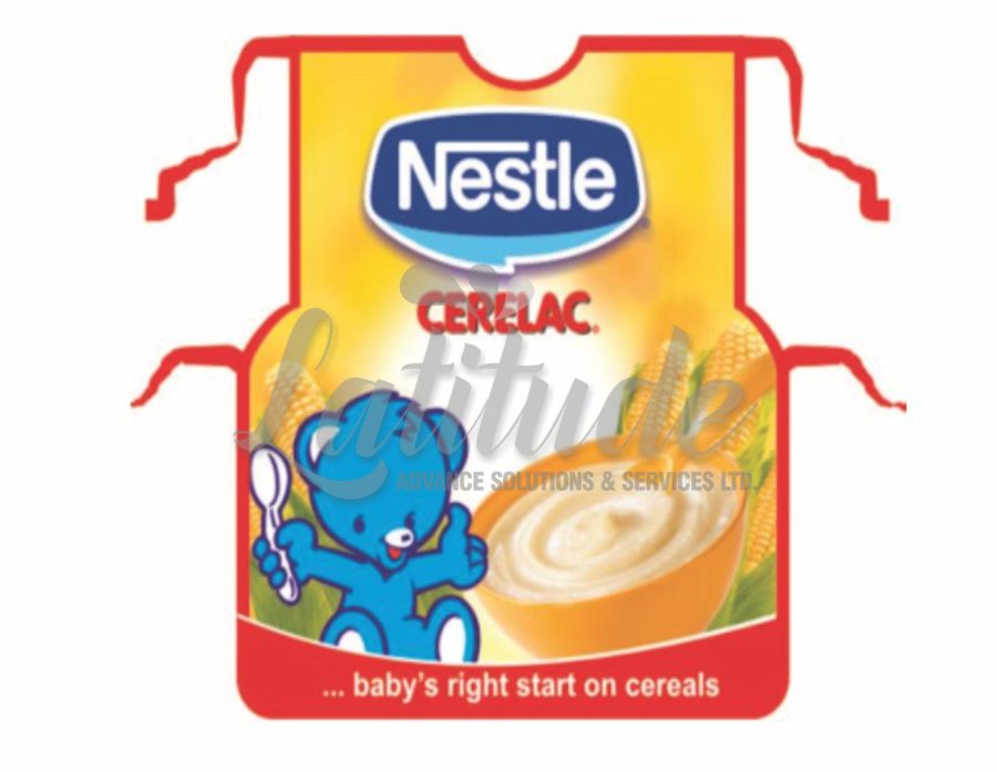 Branded baby bib for Nestle Cerelac